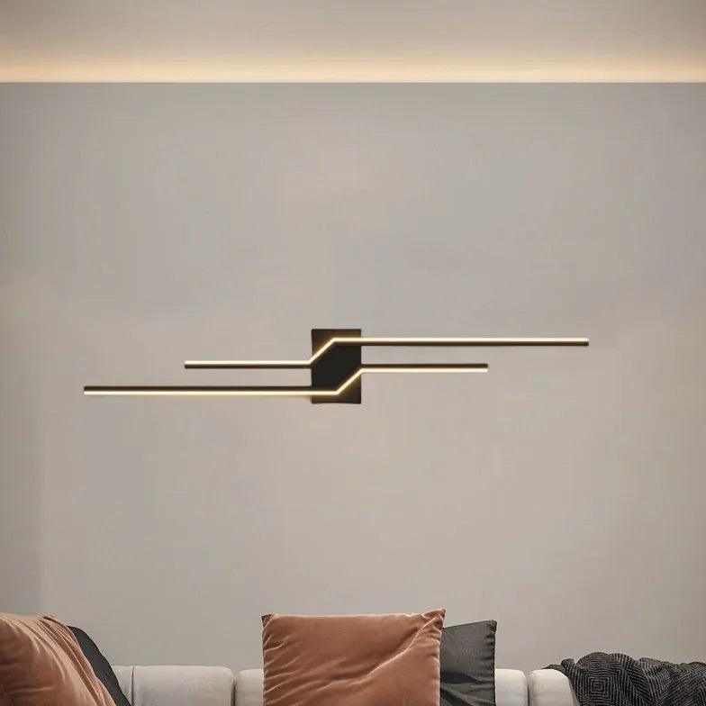 Moderne lineære LED-vegglamper innendørs | boxzora