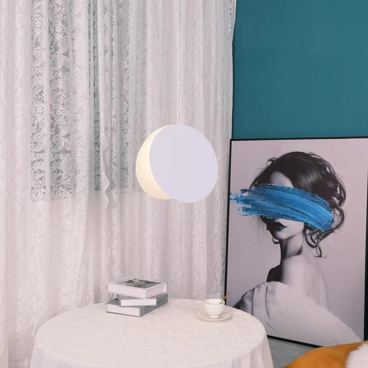 Modern Minimalist LED Round Hanging Pendant Light | boxzora