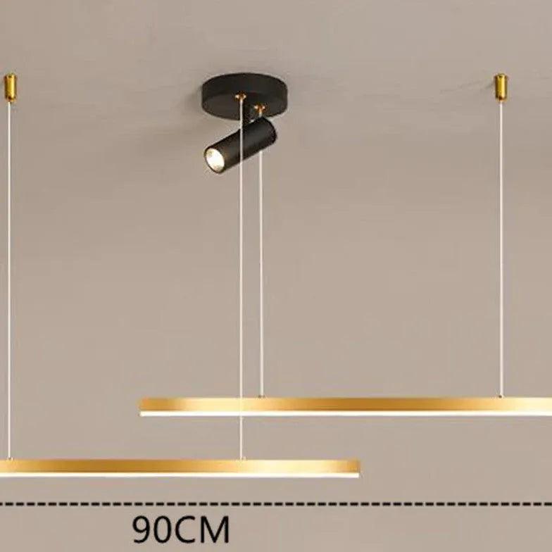 Minimalistické dlouhé závěsné světlo do kuchyně | boxzora
