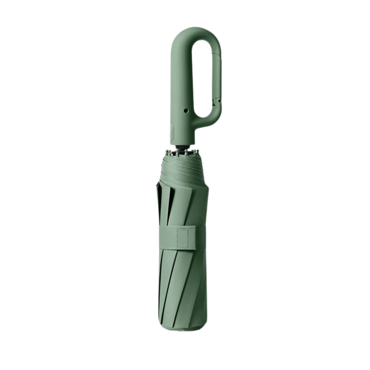 Automatic Compact Folding Umbrella — Wind-Resistant, Large Buckle Handle, Durable Construction