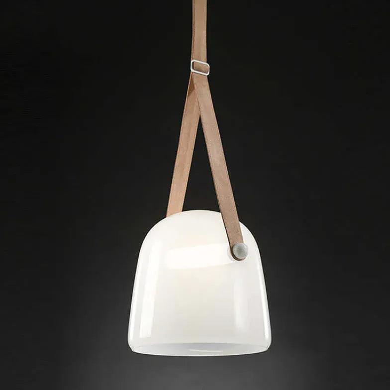 Minimalistyczna szklana lampa wisząca LED | boxzora