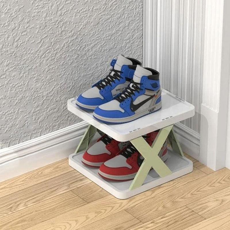 Space-Saving Shoe Rack — Modern Minimalist Design