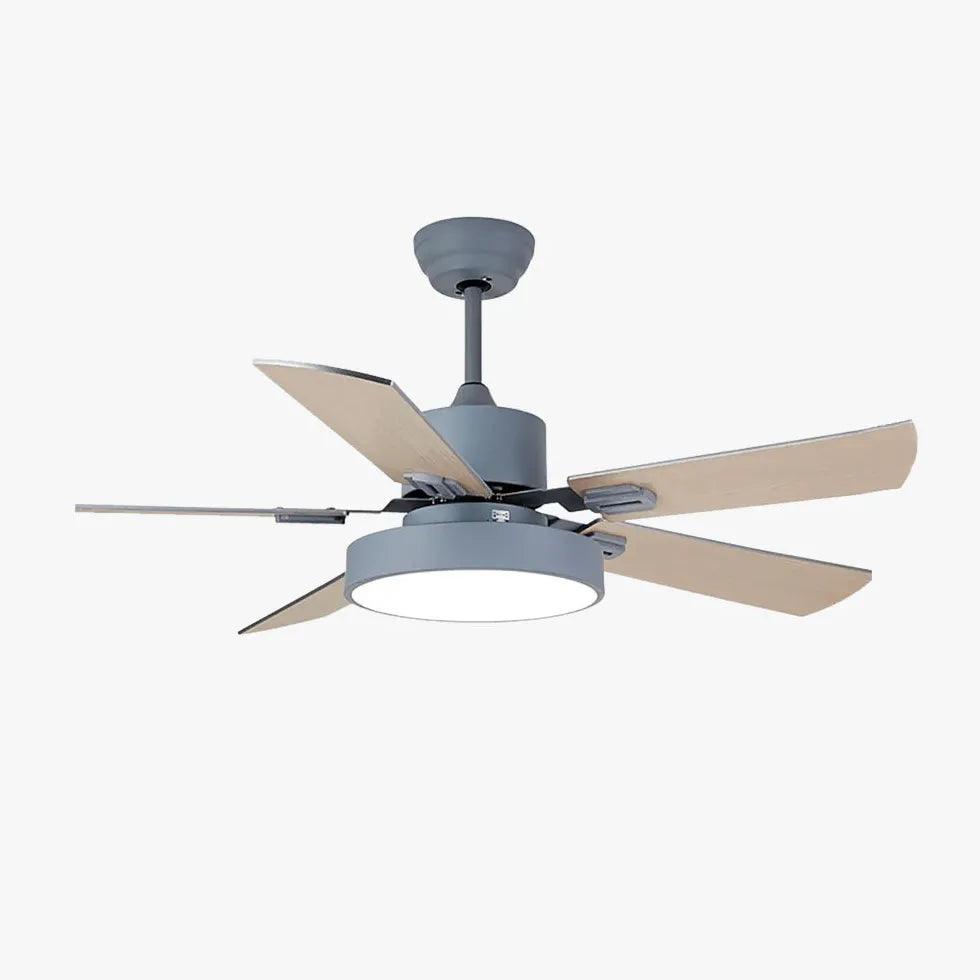 Modern Ceiling Light with Fan Metal for Large Living Room | boxzora