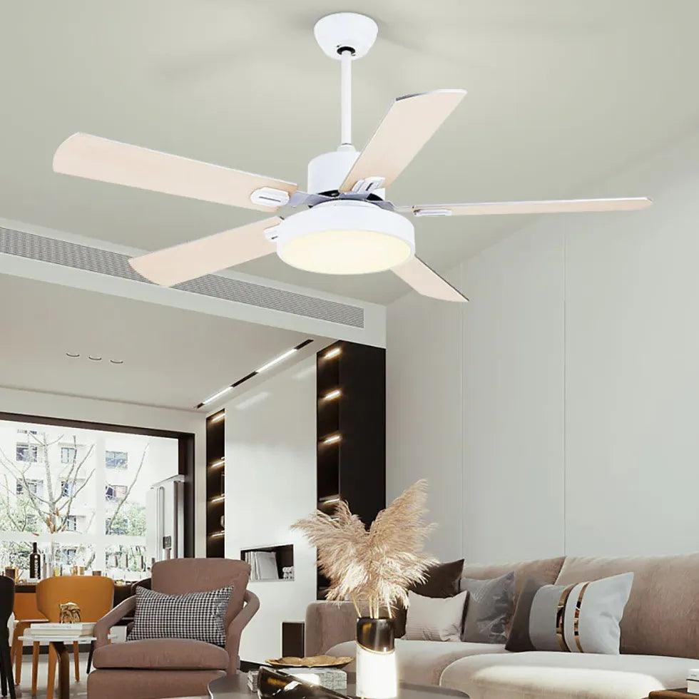 Modern Ceiling Light with Fan Metal for Large Living Room | boxzora
