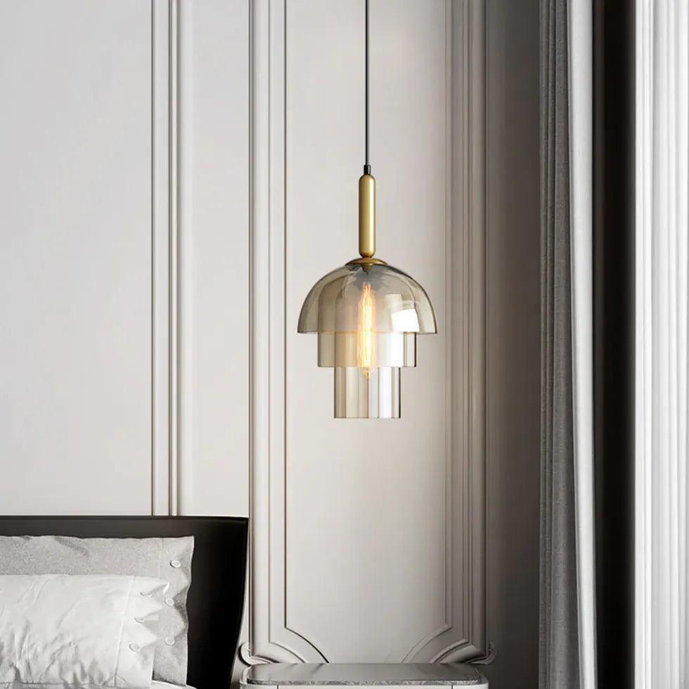 Modern Multi-Layer Glass Pendant Lighting for Dining Room | boxzora