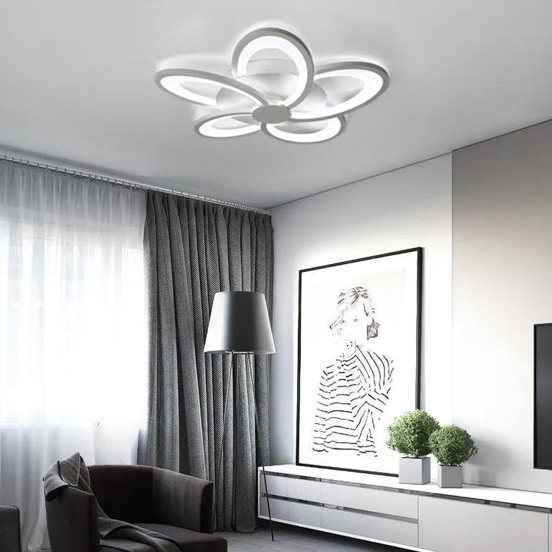 LED-loftlampe i blomsterform til soveværelset | boxzora