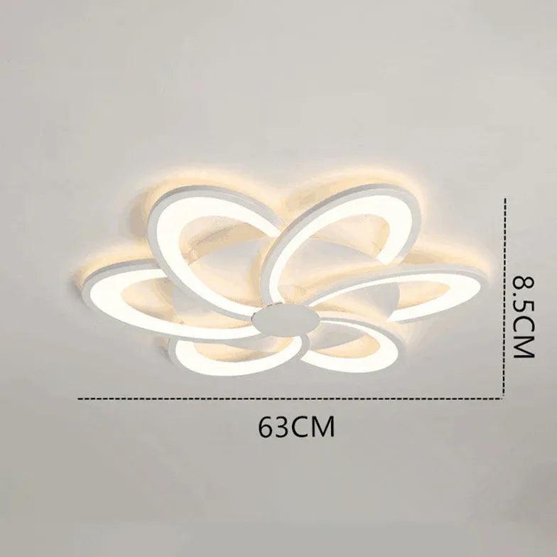Plafonnier LED en forme de fleur pour chambre | boxzora