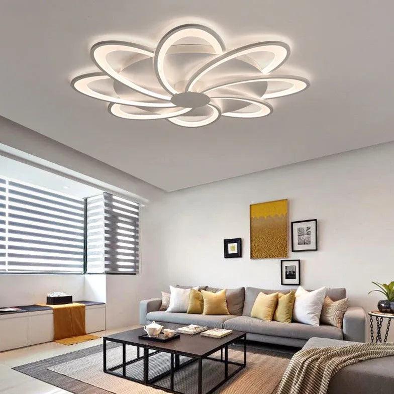 Plafonnier LED en forme de fleur pour chambre | boxzora