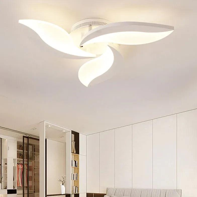Plafonnier LED en acrylique, style simple, pour salon | boxzora