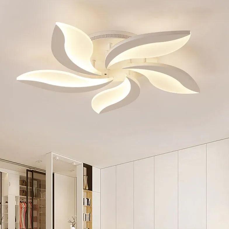 Plafonnier LED en acrylique, style simple, pour salon | boxzora