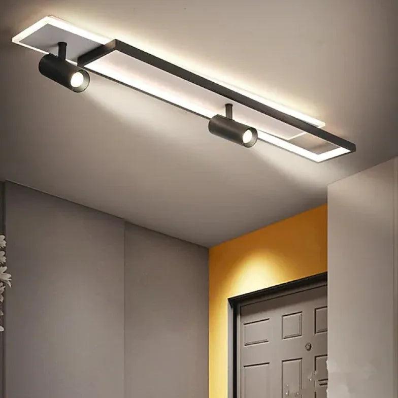 Lámpara de techo nórdica alargada para isla de cocina | boxzora