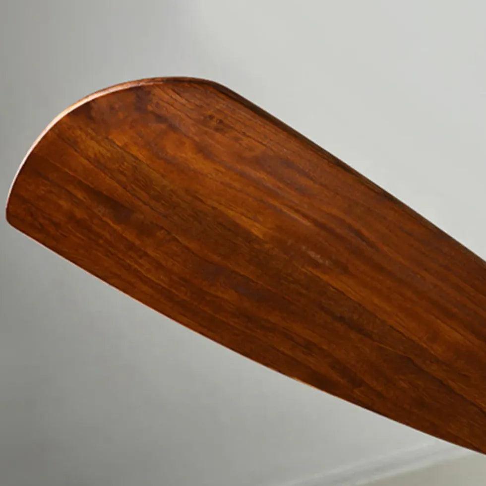 Lámpara ventilador de techo LED silenciosa de madera nórdica | boxzora