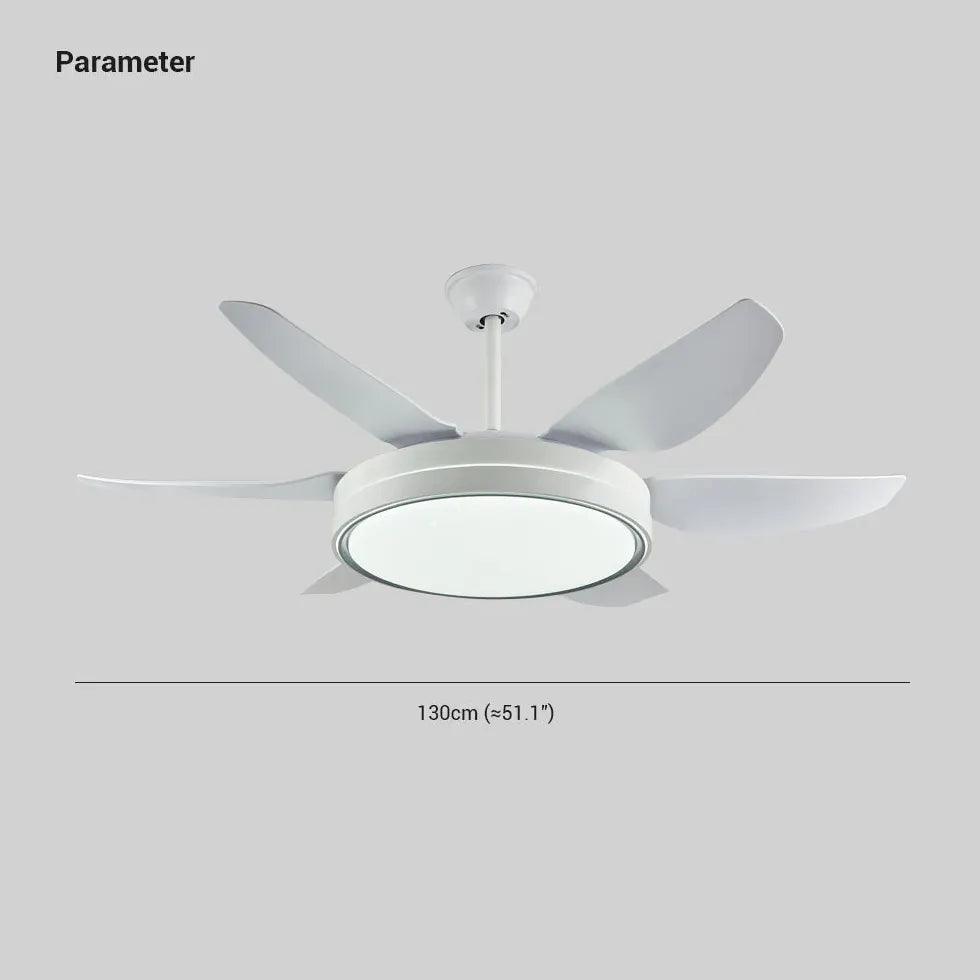 Led-plafondventilatorlamp in Scandinavische stijl | boxzora