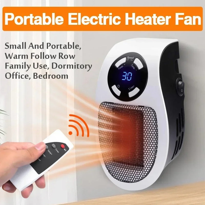 Mini chauffage numérique portable - écran LED, contrôle intelligent de la température