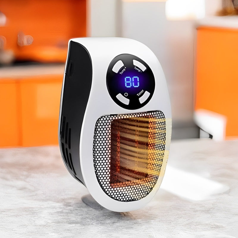 Mini chauffage numérique portable - écran LED, contrôle intelligent de la température