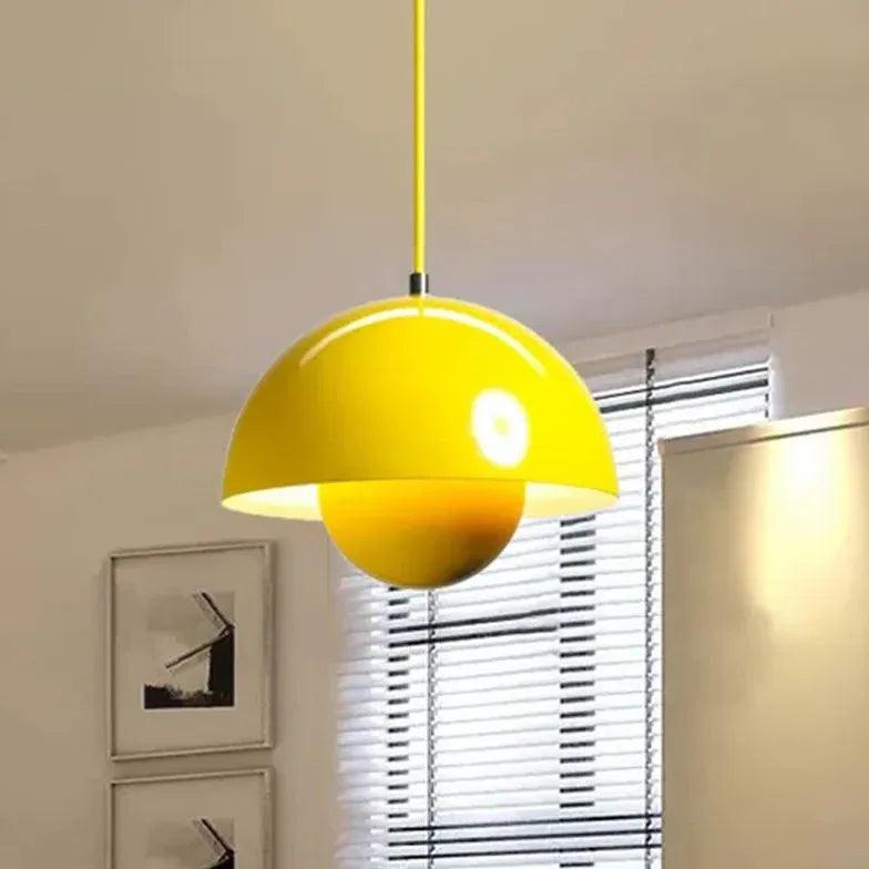 Lampă suspendată modernă din metal, în formă de ghiveci, reglabilă, pentru sala de mese | boxzora