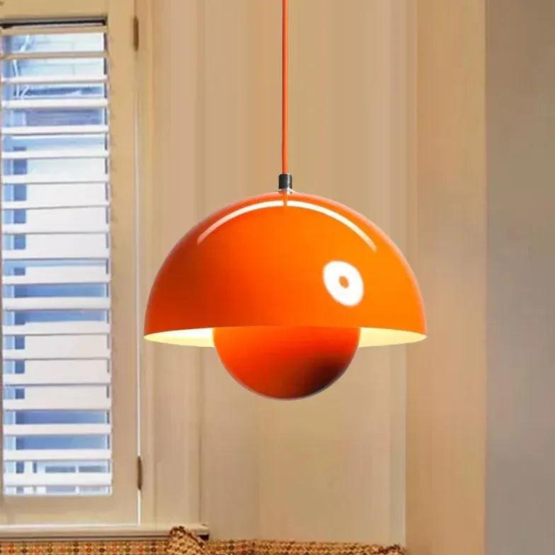 Lampă suspendată modernă din metal, în formă de ghiveci, reglabilă, pentru sala de mese | boxzora