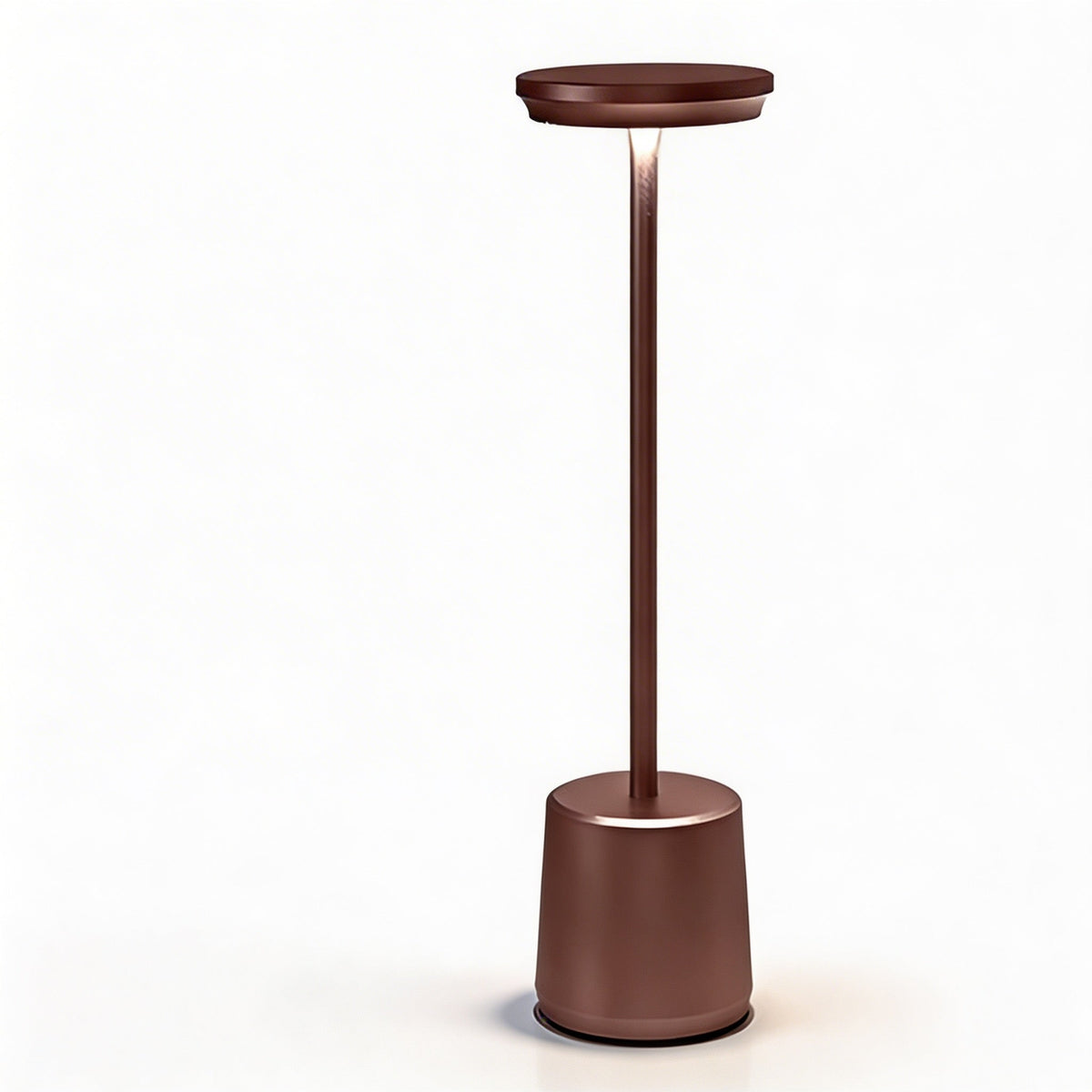 Modern LED Table Lamp — Cordless, Metal, USB Rechargeable, Adjustable Color Temperature