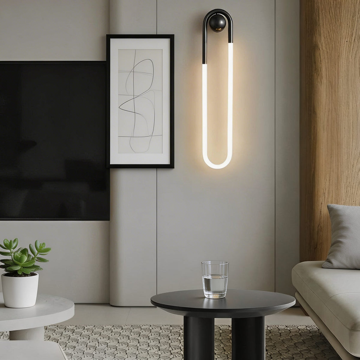 Moderne minimalistische dimmbare LED-Wandleuchte – Kupfer-Acrylschirm, 9W 18W Leistung