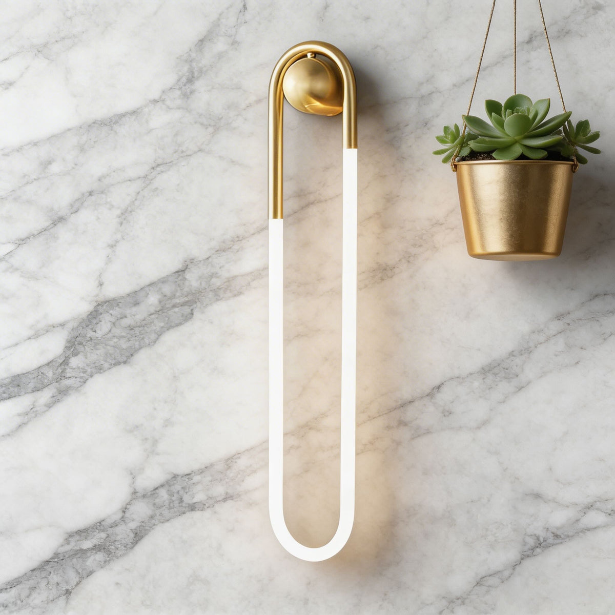 Moderne minimalistische dimmbare LED-Wandleuchte – Kupfer-Acrylschirm, 9W 18W Leistung