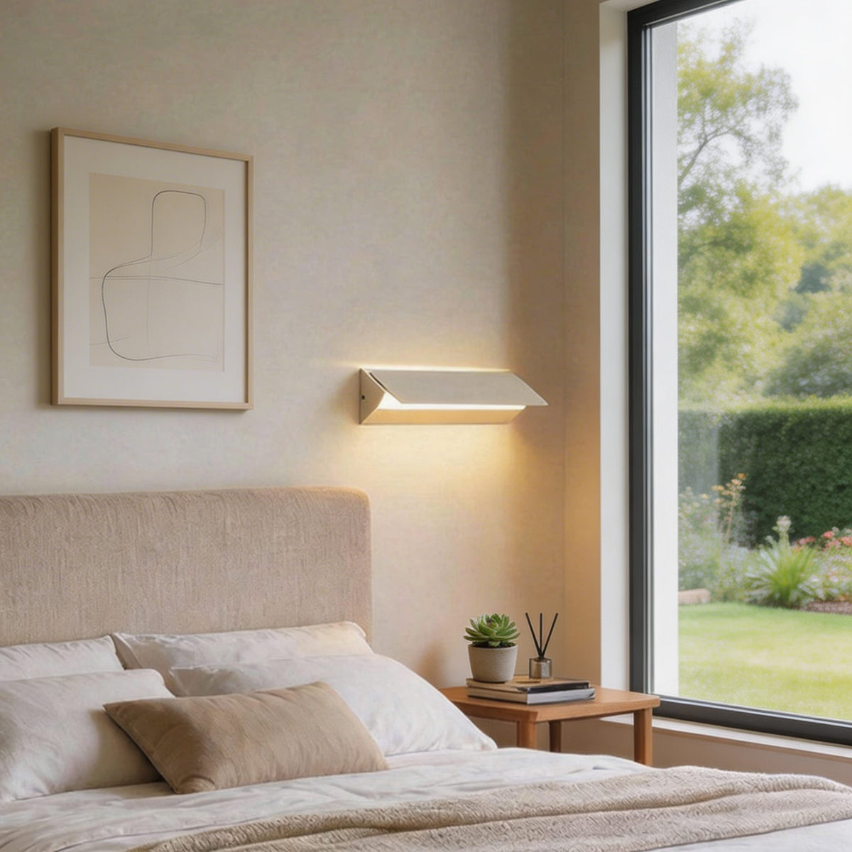 Verstellbare Aluminium-LED-Wandleuchte — Schlankes Design, Blendungsreduzierter COB-Emitter, 685 cm Drehbereich