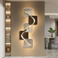 Wall Mounted Modern Geometric LED Wall Light — MDF Base Plate