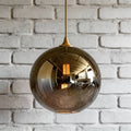 Justerbar modern minipendellampa - lampskärm i klar glaskupa