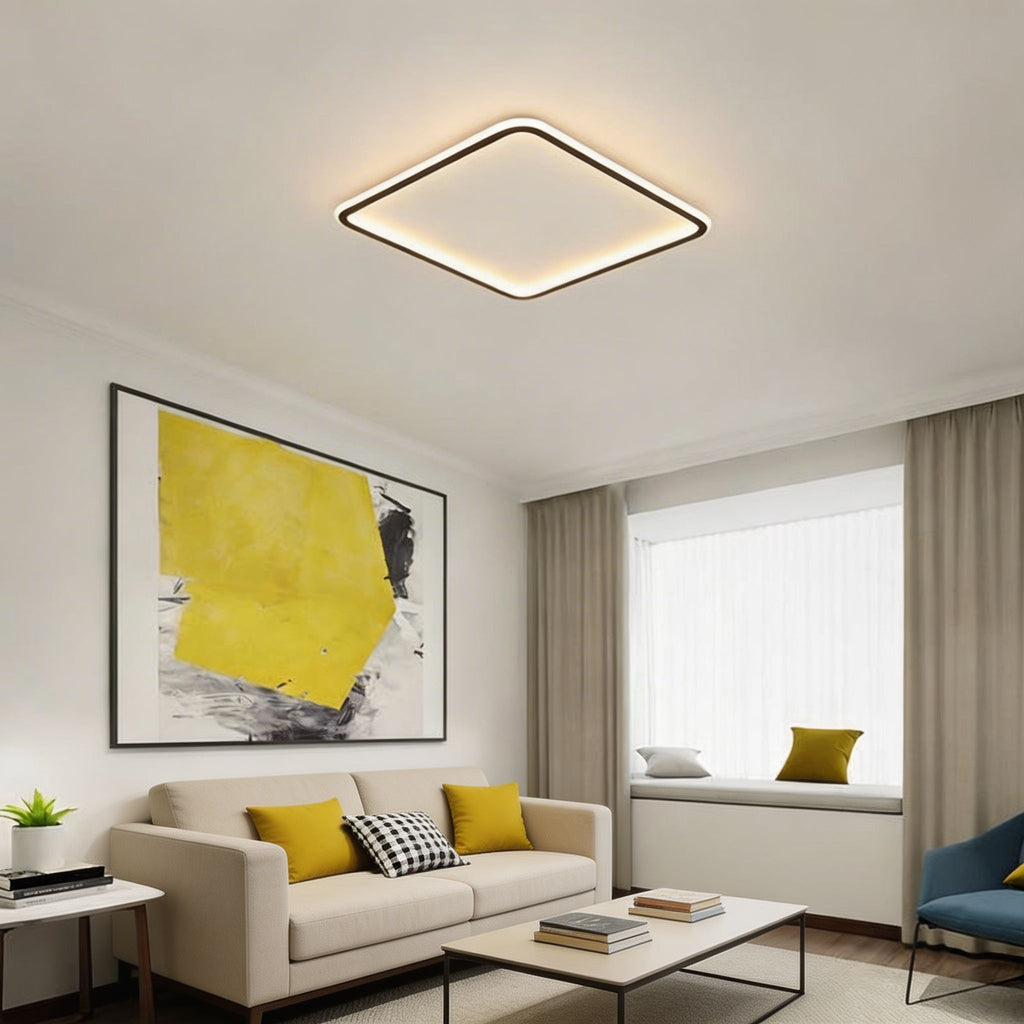 100W dimbar LED-taklampa — aluminiumram, PMMA-diffusor