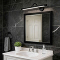 Wall Mounted LED Vanity Light Bar — Copper Housing, Acrylic Shade, 240° Adjustable Mount, Neutral Light
