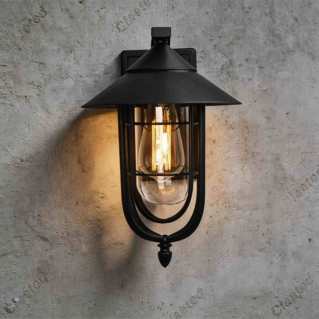 Waterproof LED Outdoor Wall Light, Wall-Mounted Modern Motion Sensor Lighting