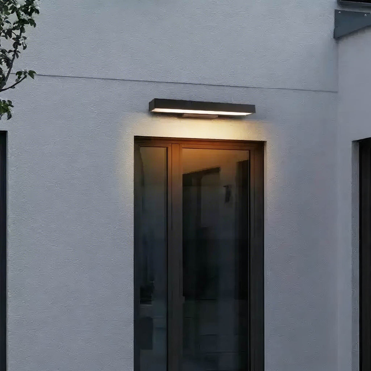 Modern LED-es fali lámpa — vízálló rozsdamentes acélház, állítható rögzítés