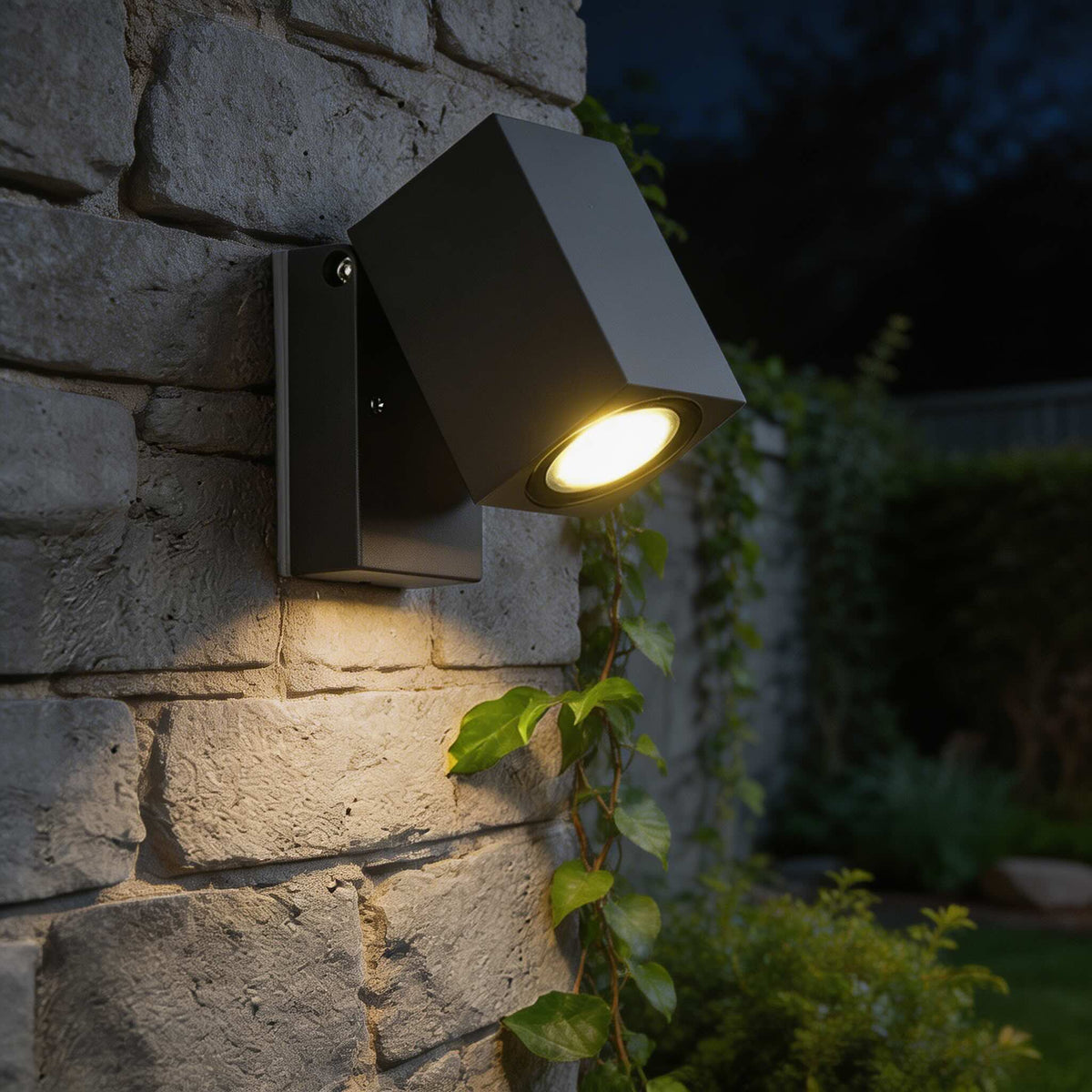 Lampă de perete pliabilă pentru exterior — LED de 5W, corp impermeabil din aluminiu