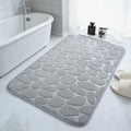 Rutschfeste Badematte, 40 x 60 cm – weicher, schnelltrocknender Stoff, gepolsterter Flor
