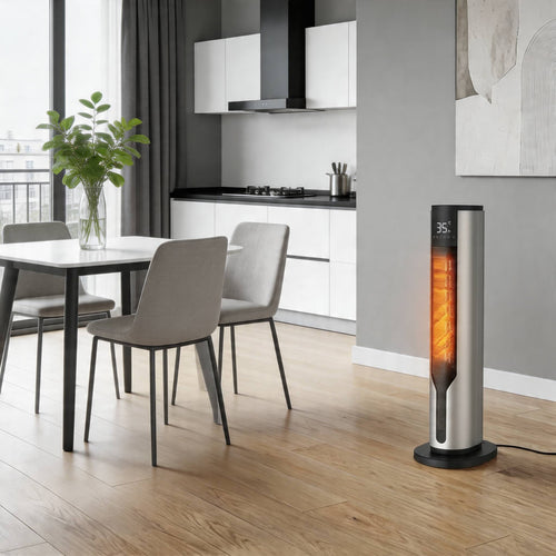2000W Electric Tower Heater — PTC Ceramic Heating Element, Energy Efficient Portable Design