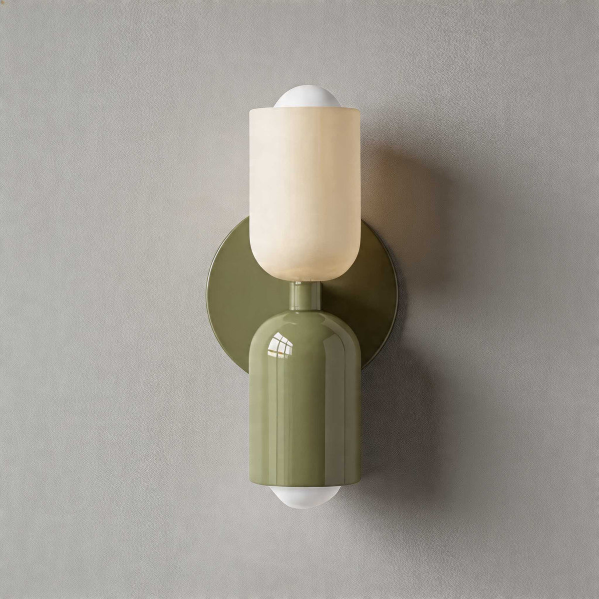 Modern nordisk vägglampa med dubbla huvuden - målat järn, väggmonterad, dimbar E26, LED-kompatibel