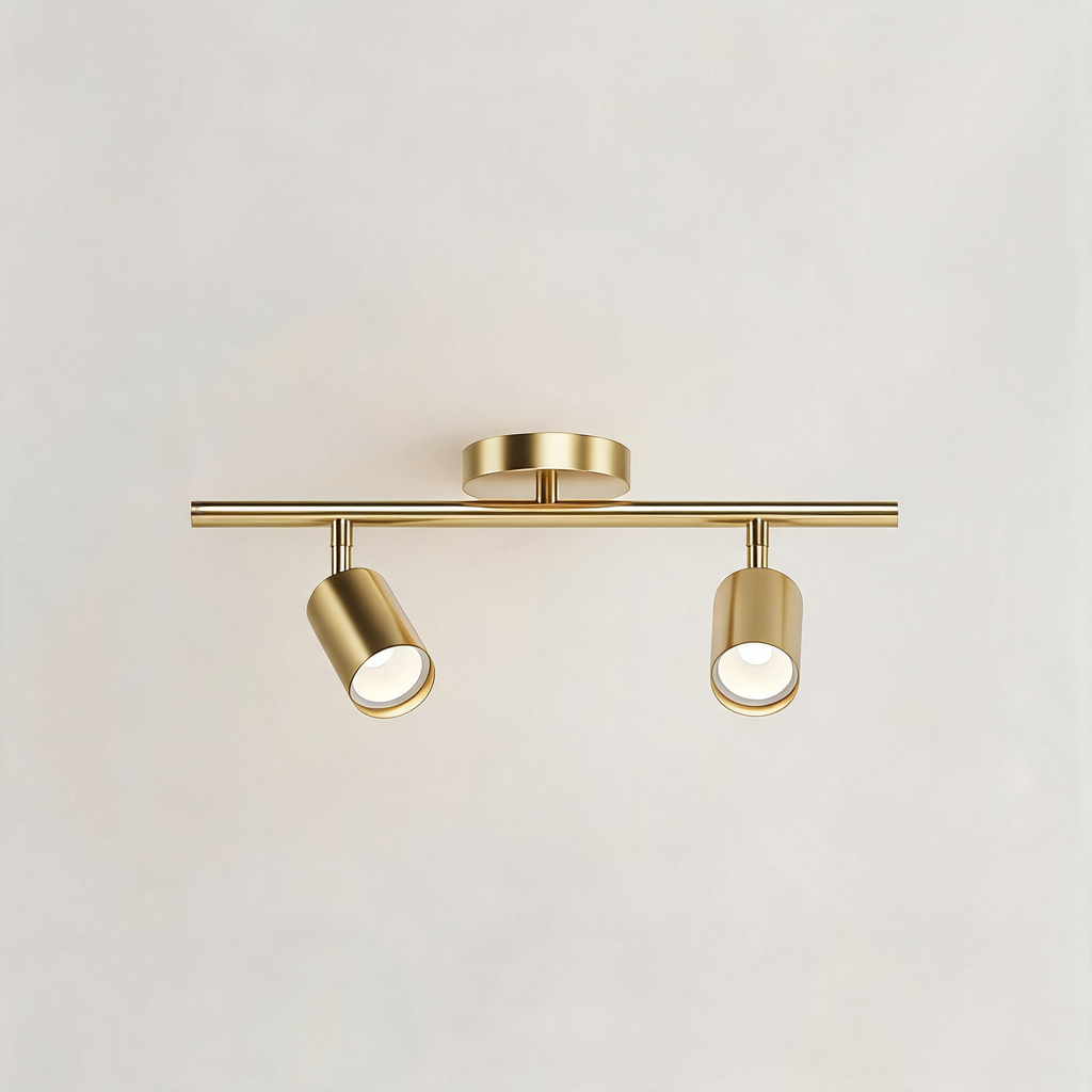 Justerbar loftlampe til planforsænket montering, moderne metalpendel, justerbare spotlamper