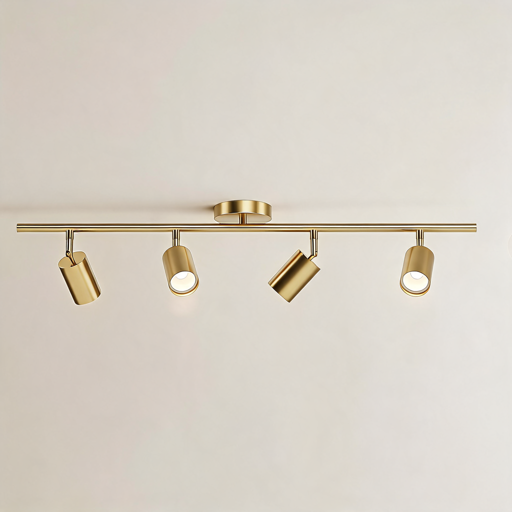 Justerbar loftlampe til planforsænket montering, moderne metalpendel, justerbare spotlamper