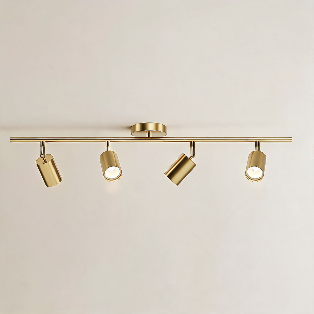 Justerbar loftlampe til planforsænket montering, moderne metalpendel, justerbare spotlamper