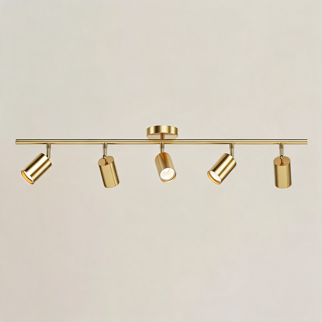 Justerbar loftlampe til planforsænket montering, moderne metalpendel, justerbare spotlamper