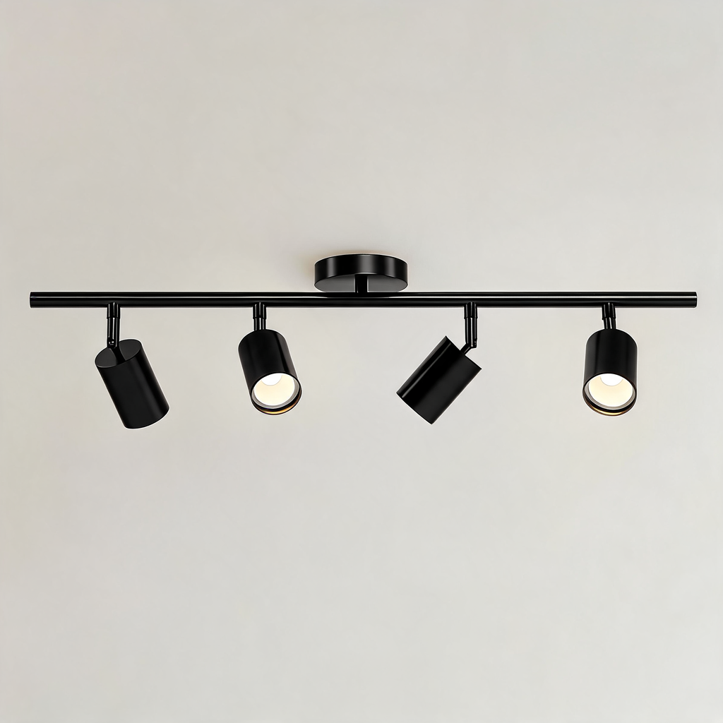 Justerbar loftlampe til planforsænket montering, moderne metalpendel, justerbare spotlamper