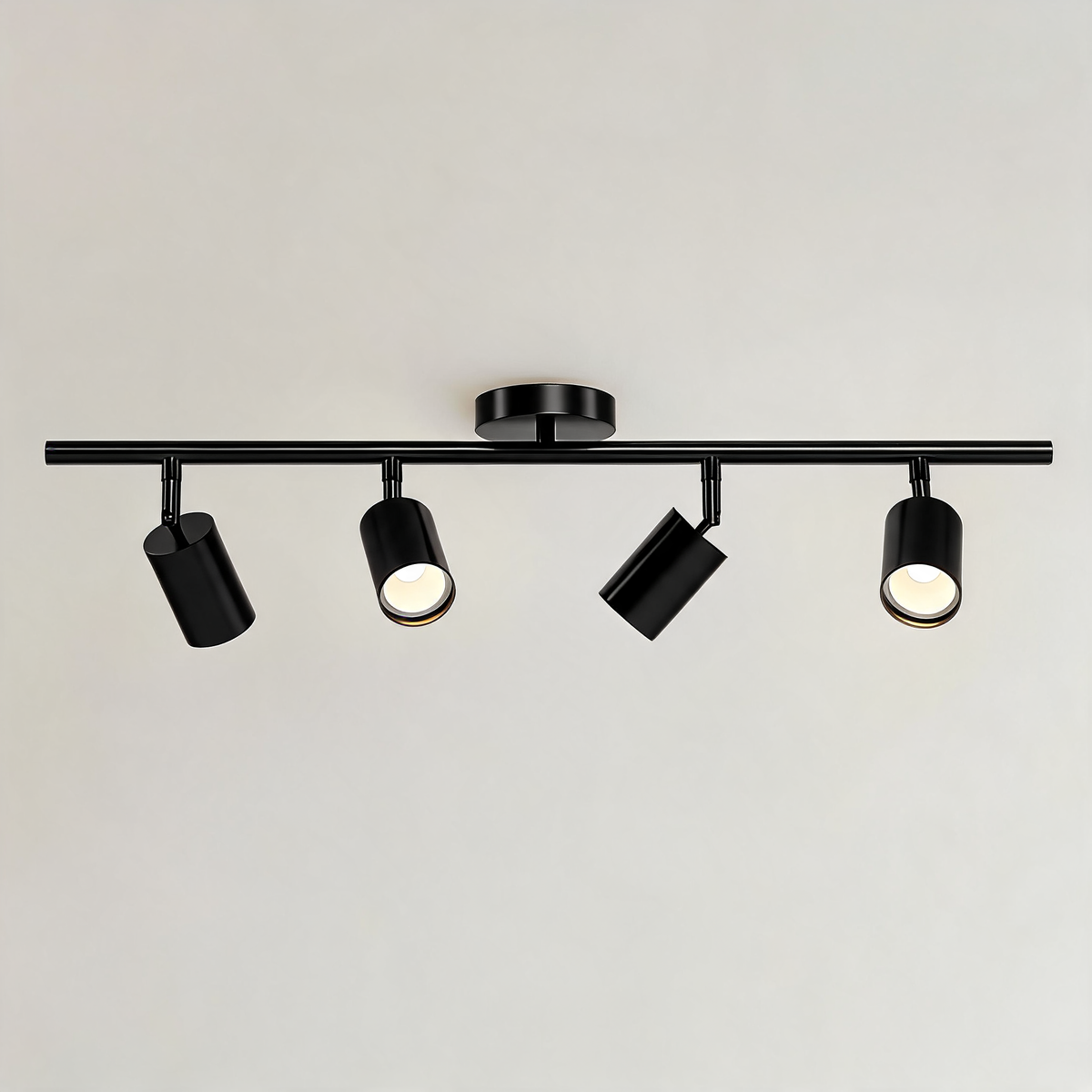 Justerbar loftlampe til planforsænket montering, moderne metalpendel, justerbare spotlamper