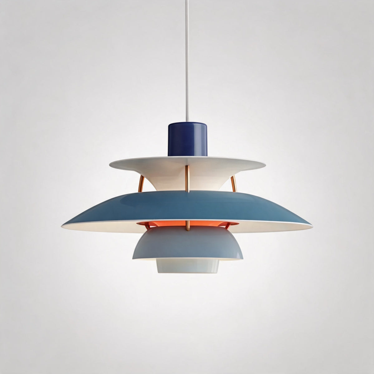 Moderne metalpendellampe — LED-hængelampe med 1 lys, 110V-240V