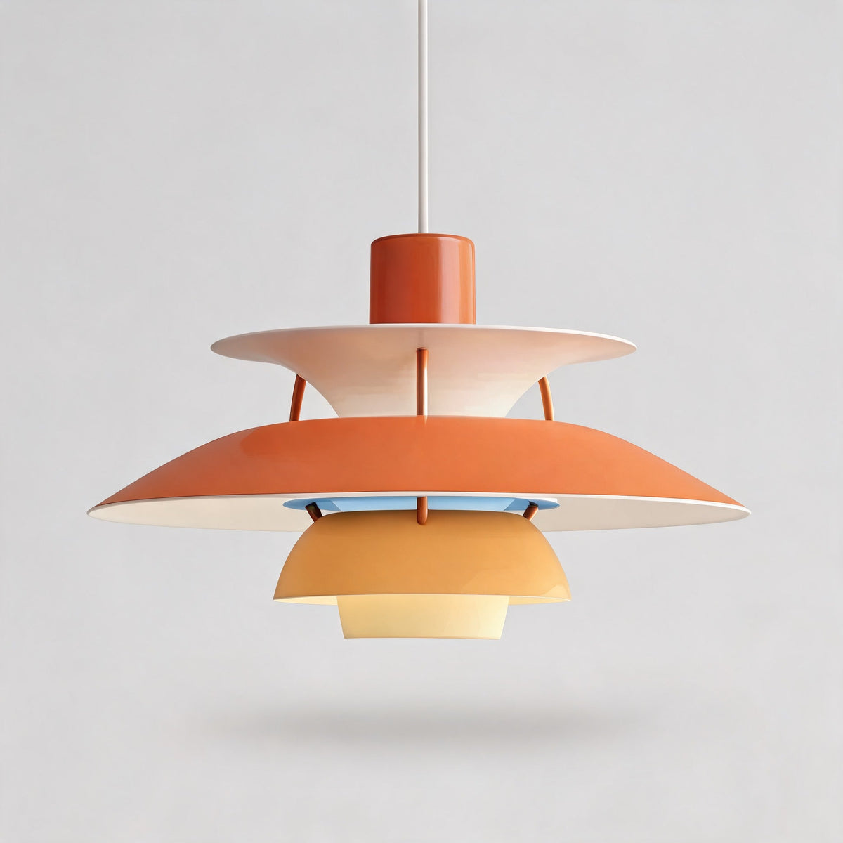 Moderne metalpendellampe — LED-hængelampe med 1 lys, 110V-240V