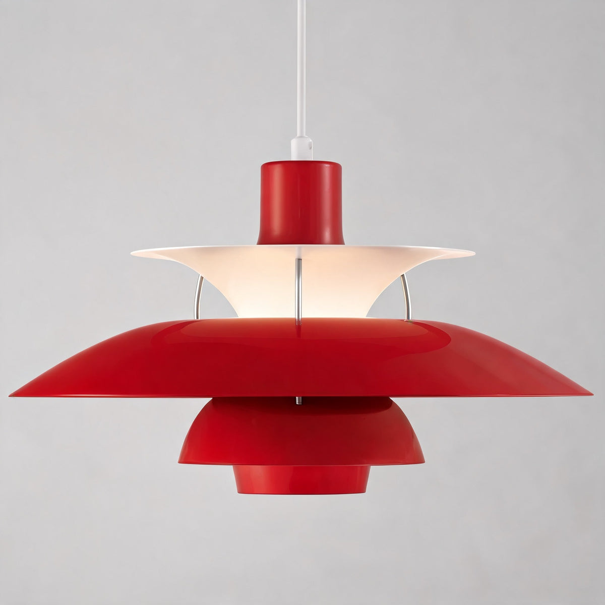 Moderne metalpendellampe — LED-hængelampe med 1 lys, 110V-240V