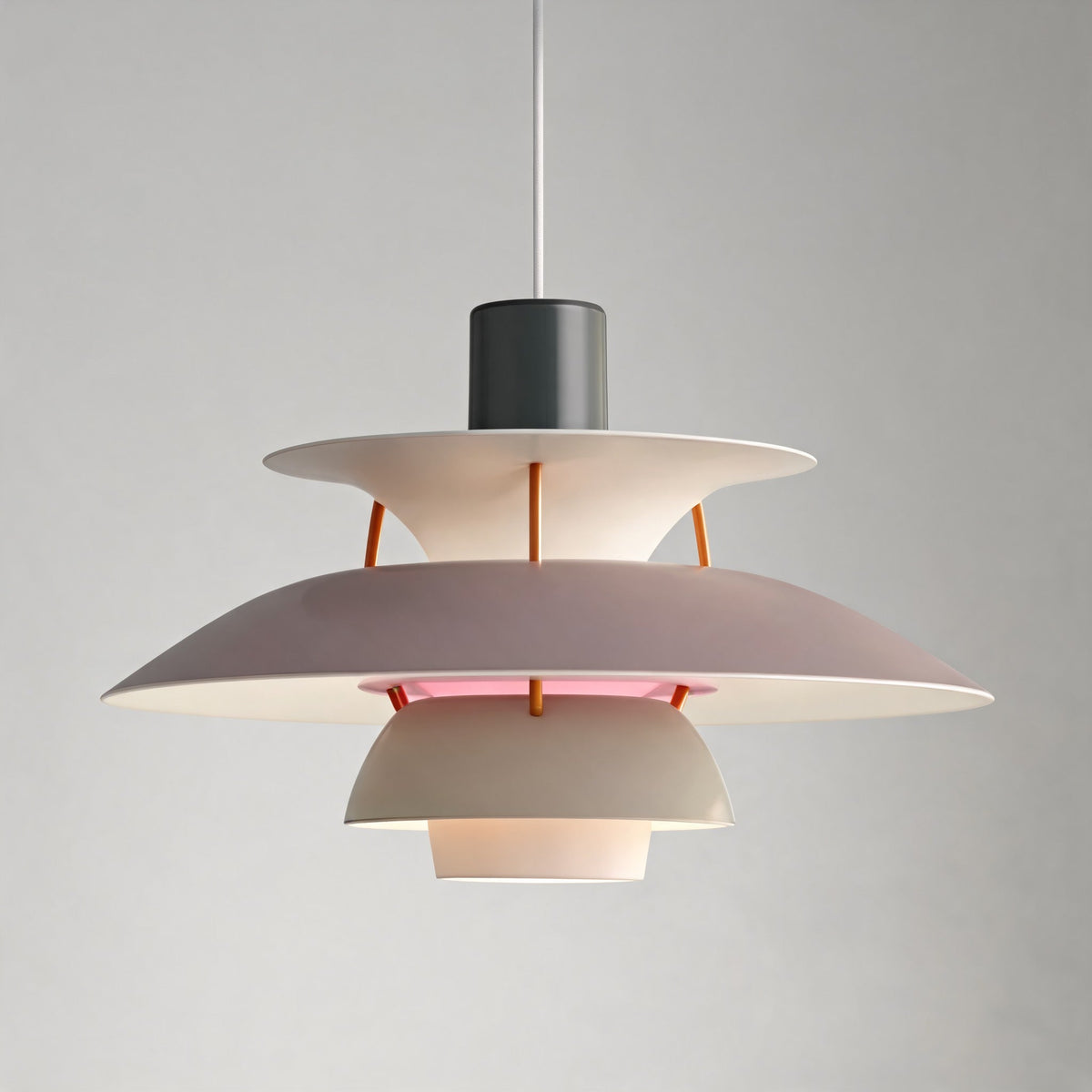 Moderne metalpendellampe — LED-hængelampe med 1 lys, 110V-240V