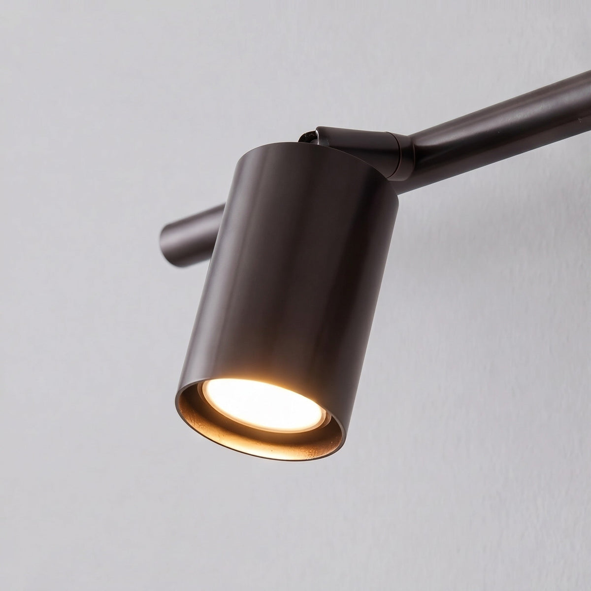 Modern Brass Wall Sconce — 350° Adjustable Rotating Spotlight