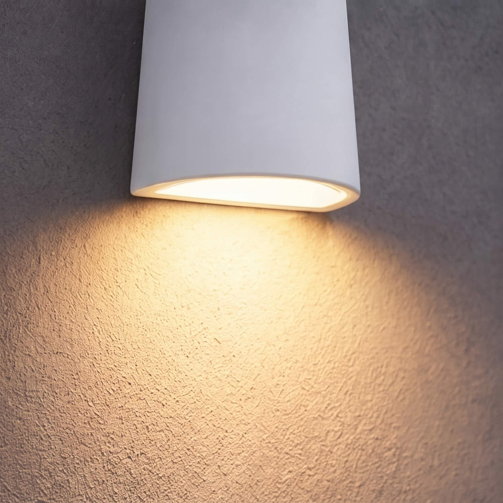 Modern Outdoor LED Wall Lantern — Waterproof Metal and Acrylic Frame