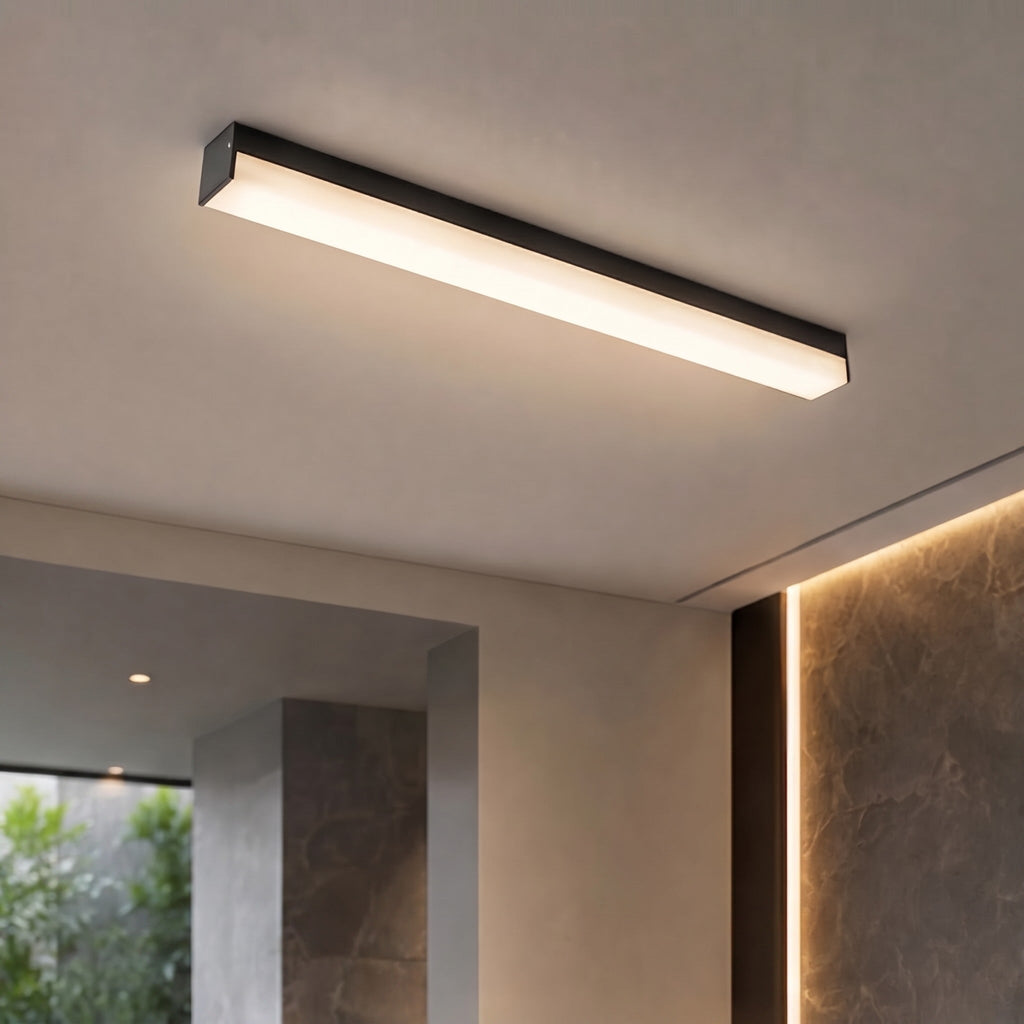 Infälld LED-taklampa i aluminium - dimbar väggstyrning