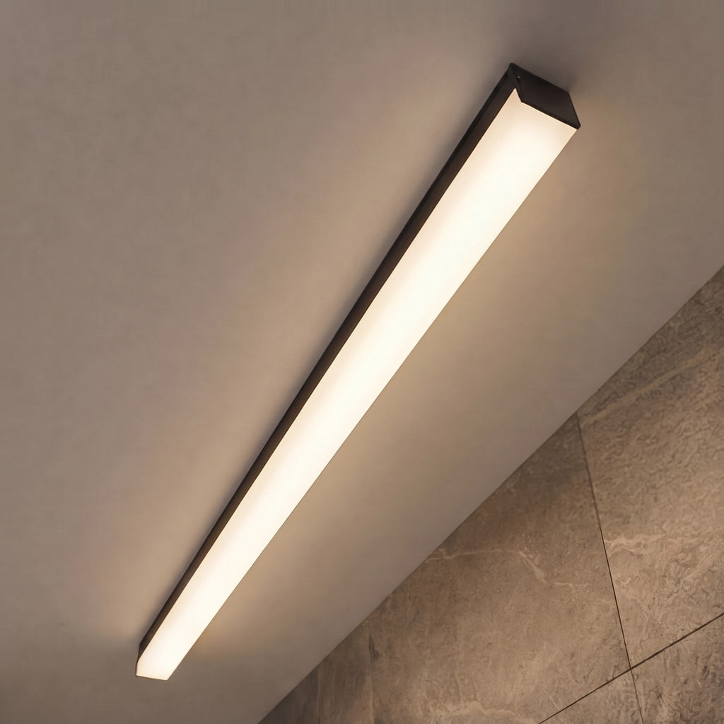 Infälld LED-taklampa i aluminium - dimbar väggstyrning