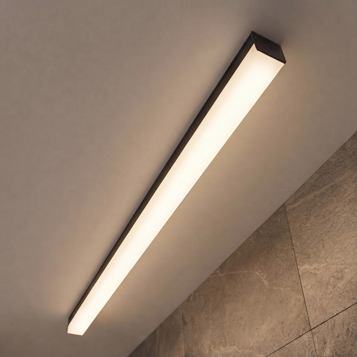 Infälld LED-taklampa i aluminium - dimbar väggstyrning